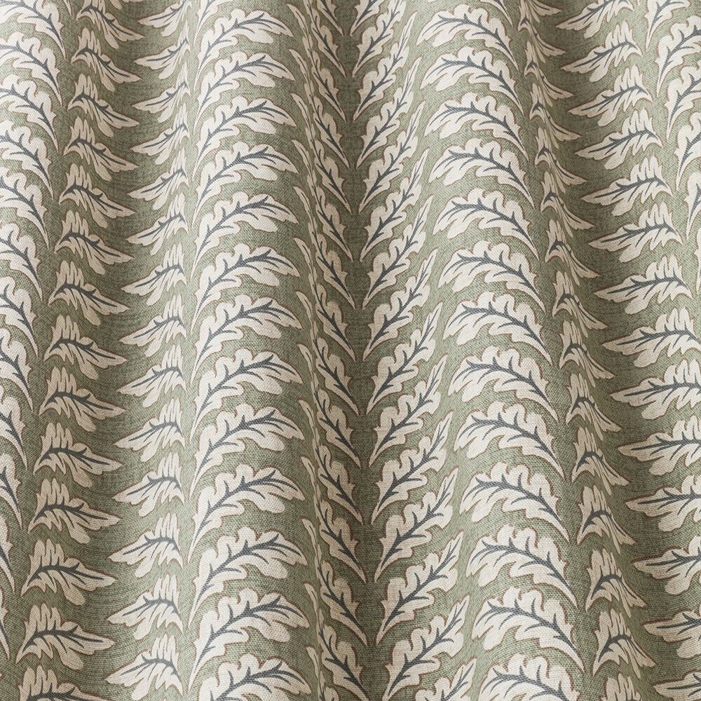 4.1 Metres iLiv Woodcote Sage Cotton Curtain Upholstery Cushion Blind Fabric