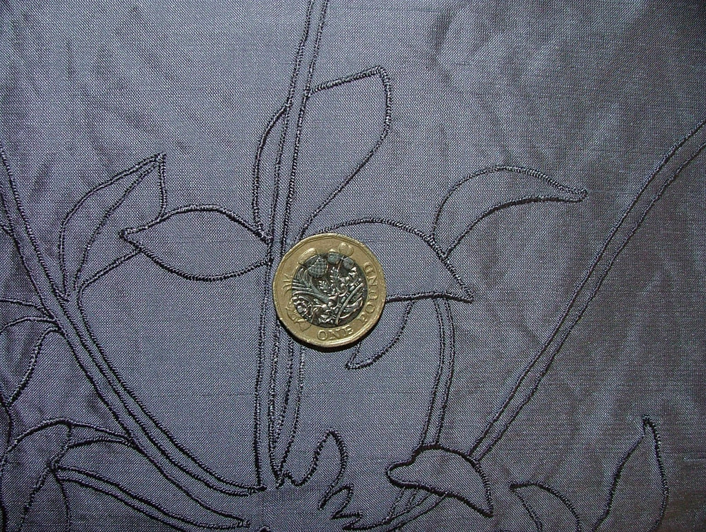 Romo Silk Curtain Fabric AGAPANTHUS Soft Furnishing RRP £480.00 - 4.8 Metres15