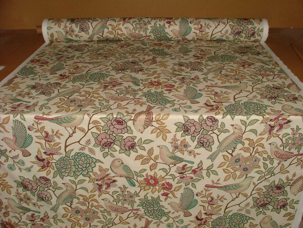 2.6 Metres Heritage Fern Floral Curtain Upholstery Cushion Blind Craft Fabric