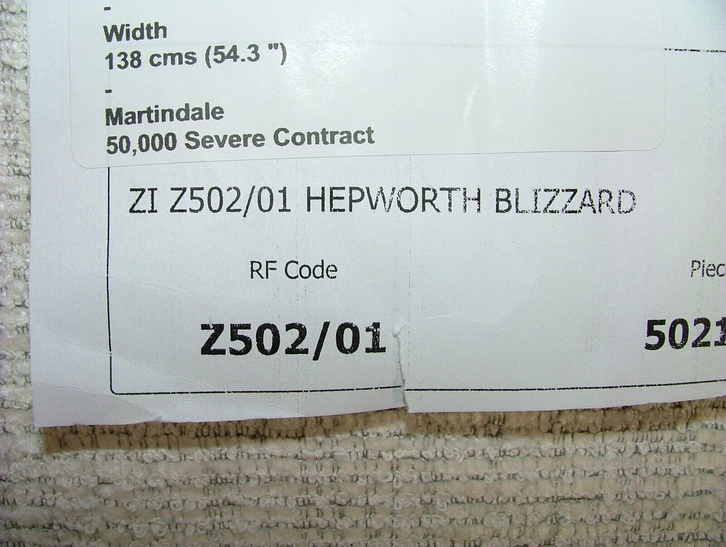 Zinc Textiles Hepworth Blizzard Boucle Romo Fabric Upholstery Cushion RRP £492