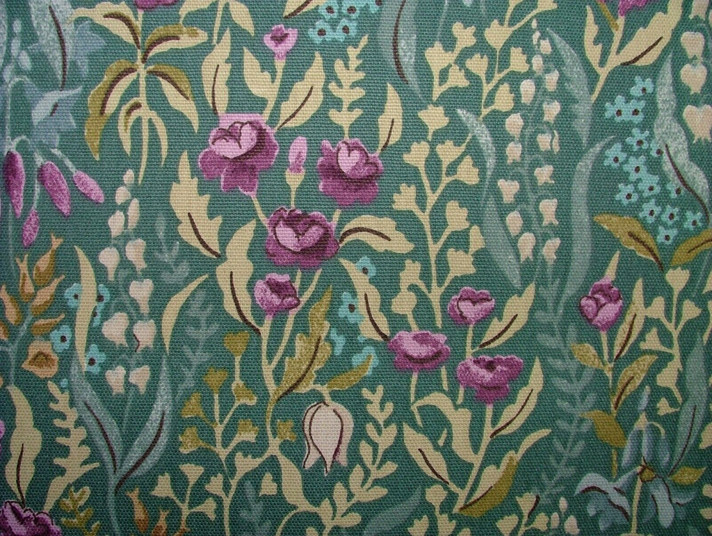 6 Metres Kelmscott Jade Woven Cotton Fabric Cushion Curtain Upholstery