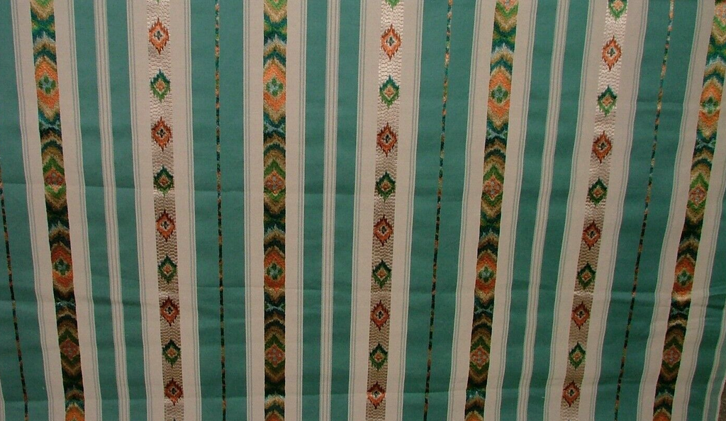 1 Metre iLiv Siris Aquarelle Woven Jacquard Curtain Upholstery Ikat Fabric0