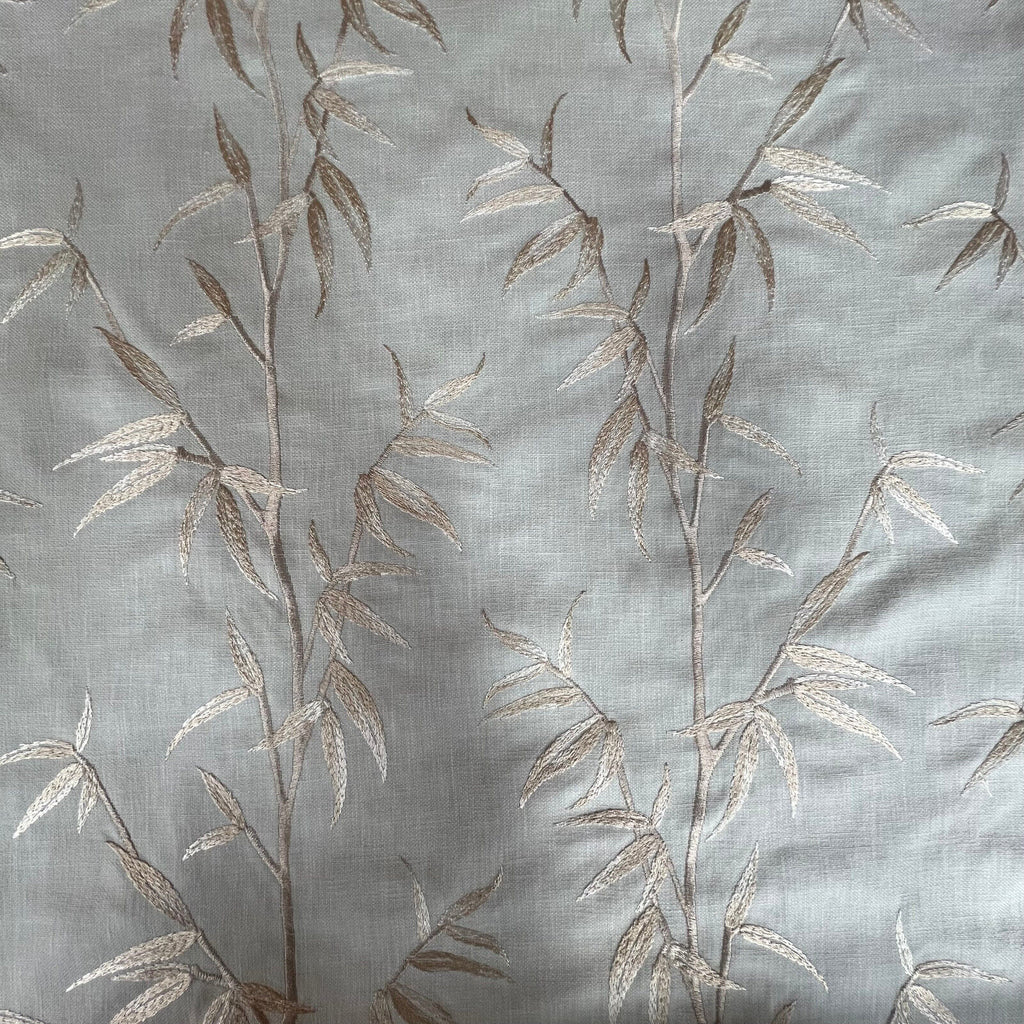 2.5 Metres iLiv Sumi Duckegg Embroidered Fabric Curtain Upholstery Cushion