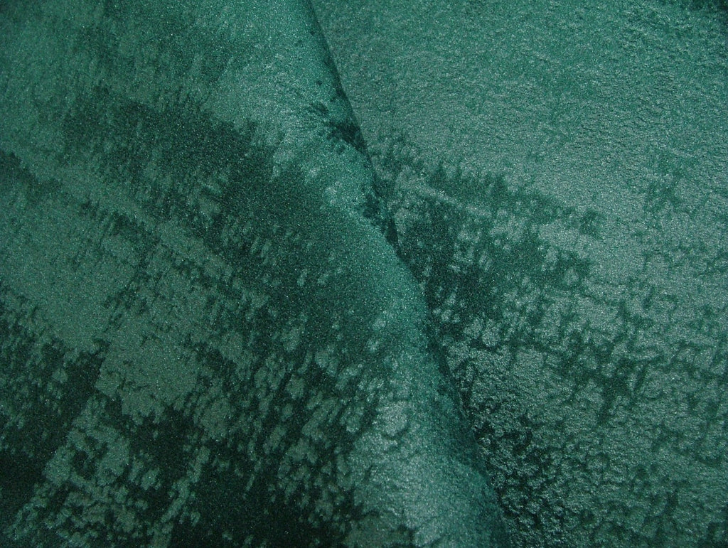 iLiv Textured Velvet Fabric 1.3 Metres Azurite Teal Upholstery Cushion Curtain0