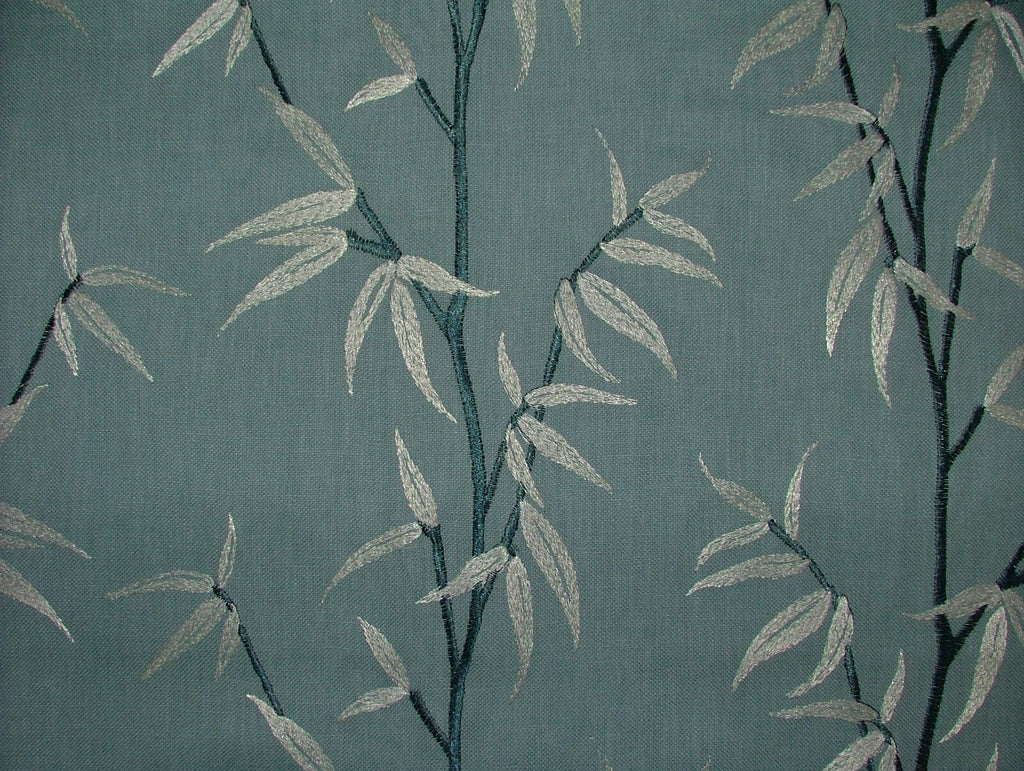 1.2 Metres iLiv Sumi Delft Blue Embroidered Fabric Curtain Upholstery Cushion0