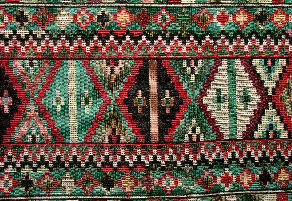 Navajo Indian Extra Thick Tapestry Fabric Curtain Upholstery Cushion Blanket Use