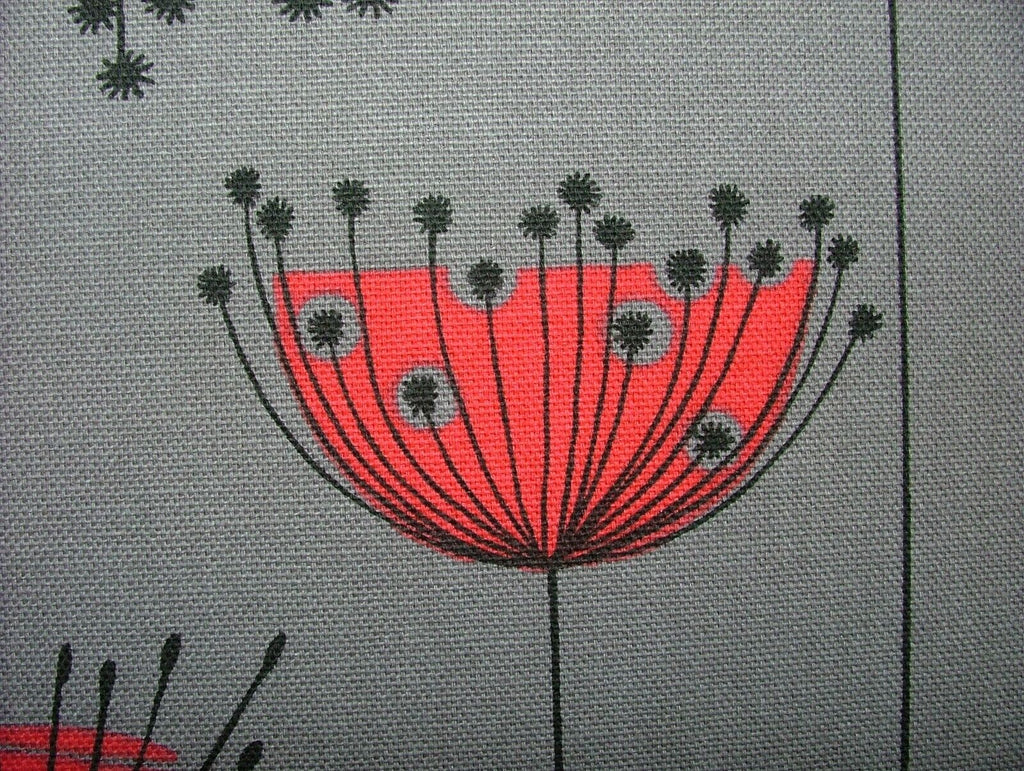 MissPrint Dandelion Mobile Storm Grey Scandi Curtain Upholstery Cushion Fabric