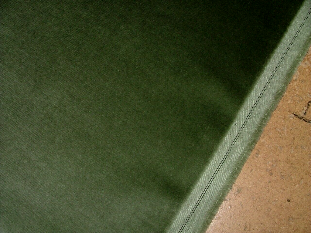 10 Metre Romo Verde Green Velvet Fabric Curtain Upholstery Cushion RRP £1650.00