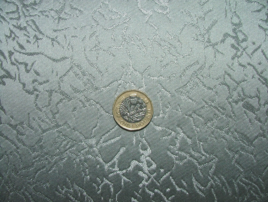 Fabric Remnants Jemima Sterling Jacquard 5.8 Metres Upholstery Cushion Curtain4