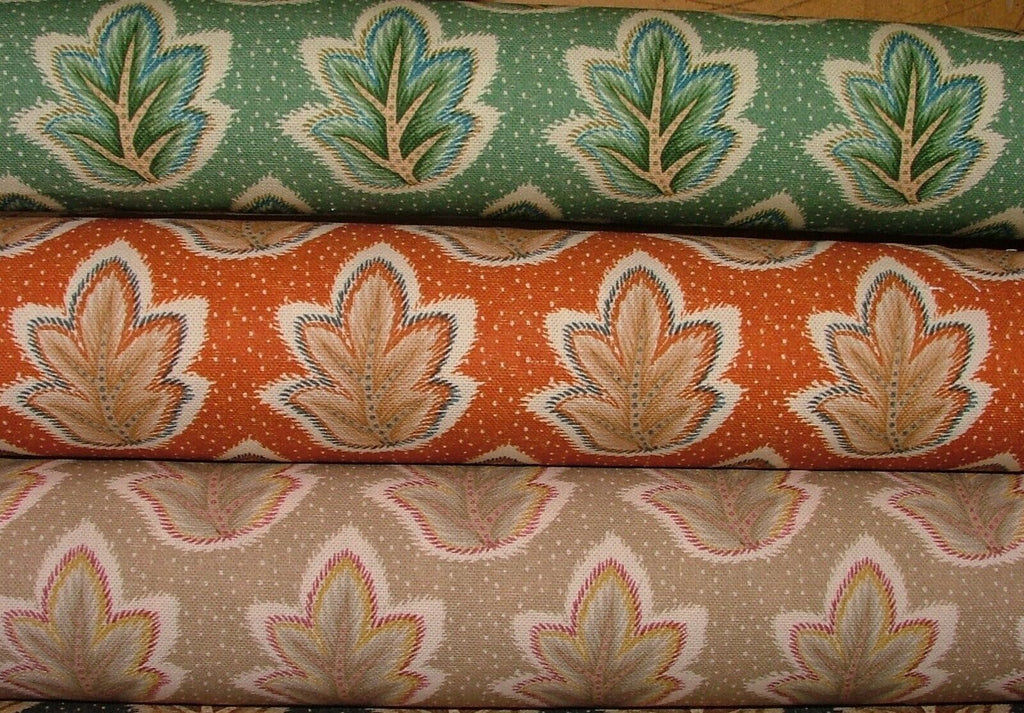 Foliage Fall Leaf 100% Cotton Fabric Curtain Cushion Upholstery Blinds Craft Use