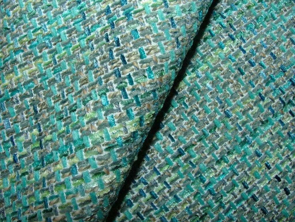 2.6 Metres iLiv Zen Jade Textured Woven Fabric Cushion Curtain Upholstery