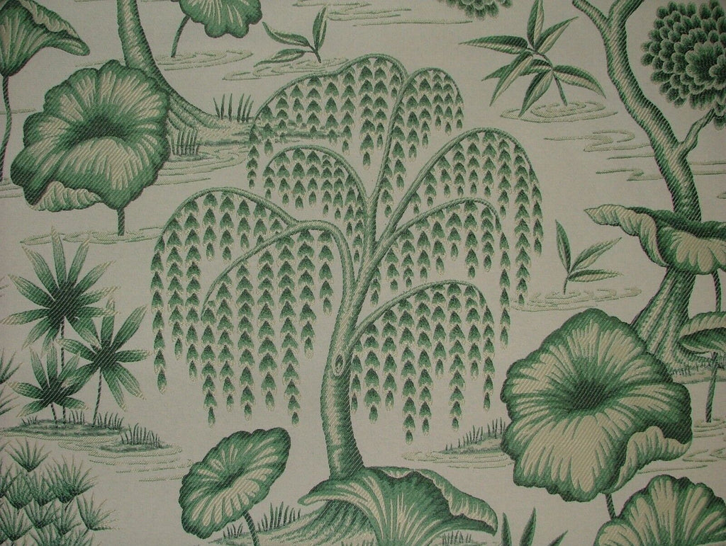2.4 Metres iLiv Porcelaine Evergreen Jacquard Fabric Cushion Curtain Upholstery