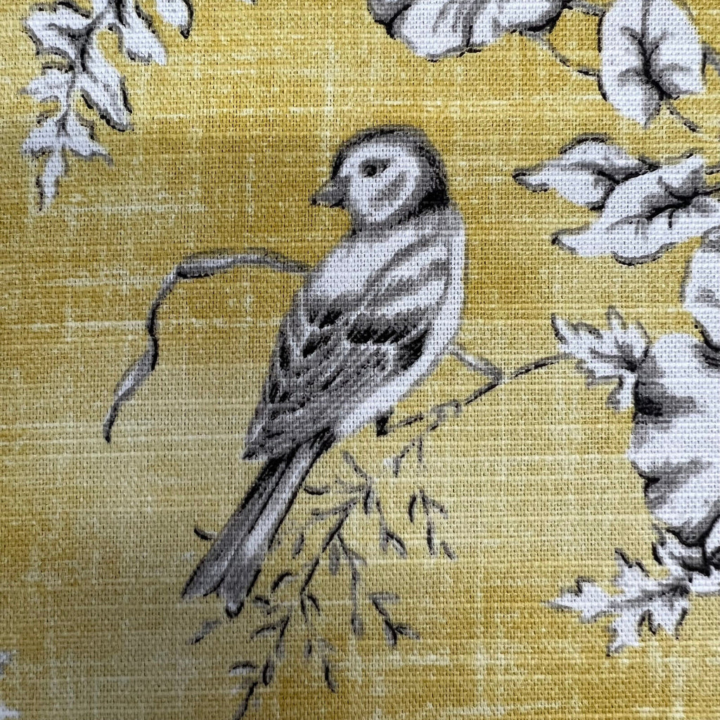 3.2m iLiv Finch Toile Buttercup Cotton Curtain Upholstery Cushion Blind Fabric