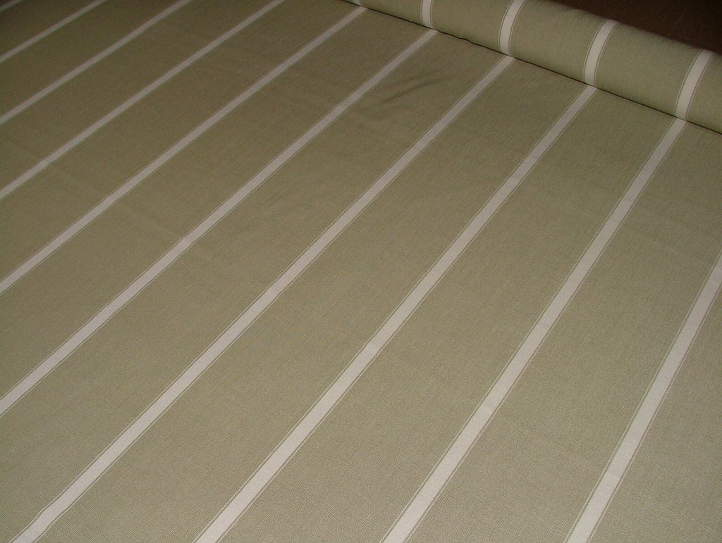 iLiv Woven Curtain Fabric 3.1 Metres Waterbury Olive Stripe Upholstery Cushion5