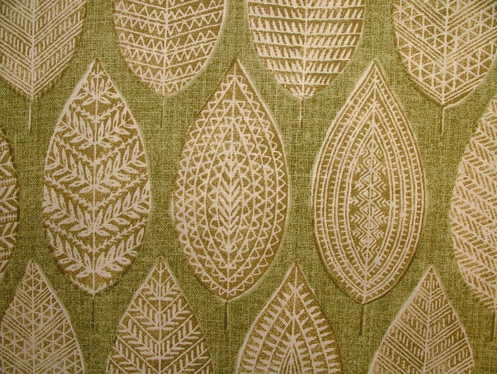 2.4 Metres iLiv Malabar Pistachio Woven Cotton Fabric Cushion Curtain Upholstery