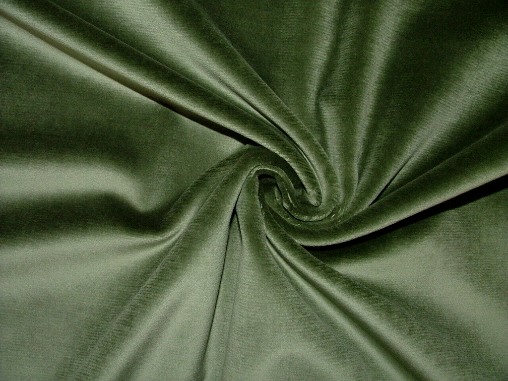 10 Metre Romo Verde Green Velvet Fabric Curtain Upholstery Cushion RRP £1650.00