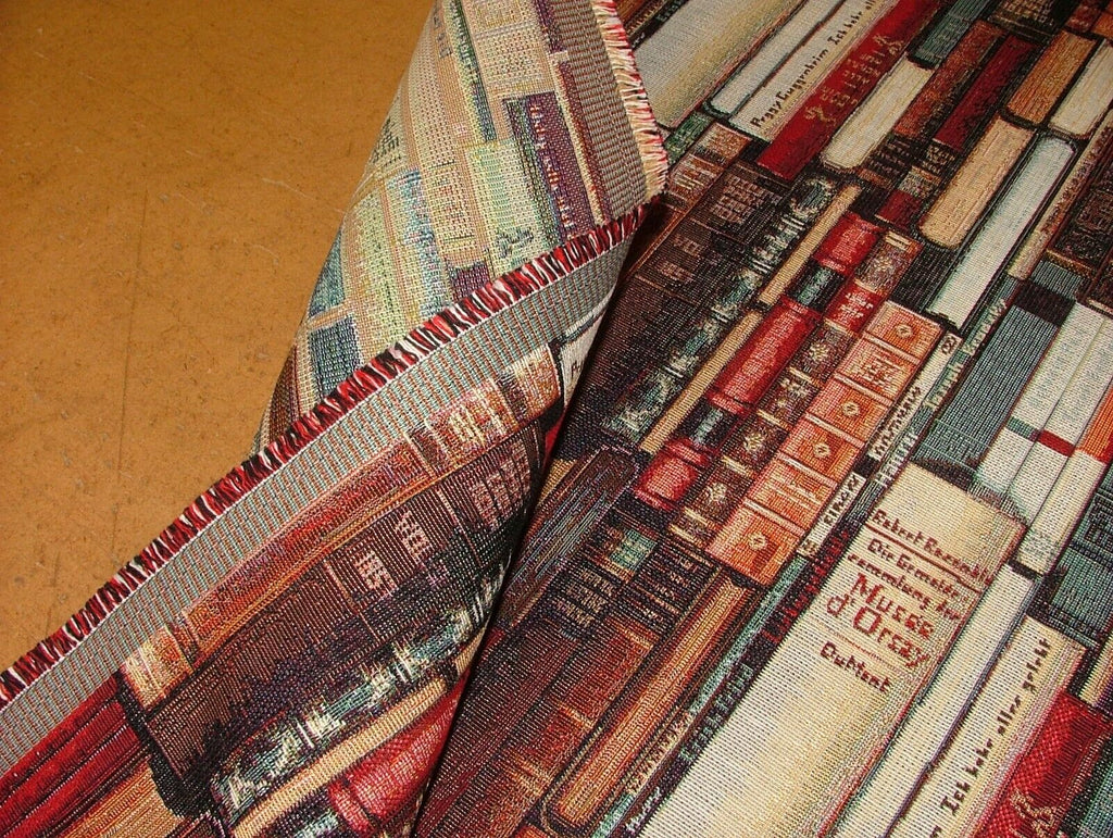 Library Books Tapestry Fabric Curtain Upholstery Cushion Blanket Throws Use