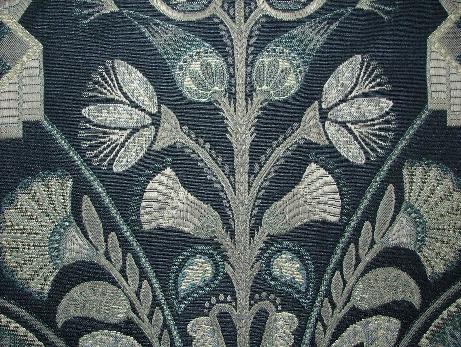 85cm iLiv Luxoria Sapphire Woven Jacquard Fabric Curtain Upholstery Cu ...