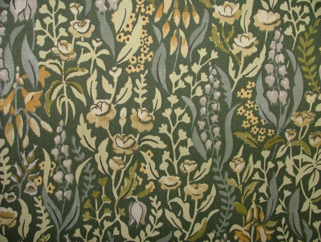 5.6 Metres Kelmscott Moss Woven Cotton Fabric Cushion Curtain Upholstery