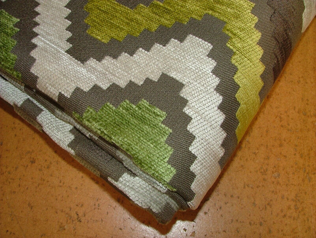 1.2 Metre Romo Marlow Pesto Chenille Fabric Upholstery Cushion RRP £119.90