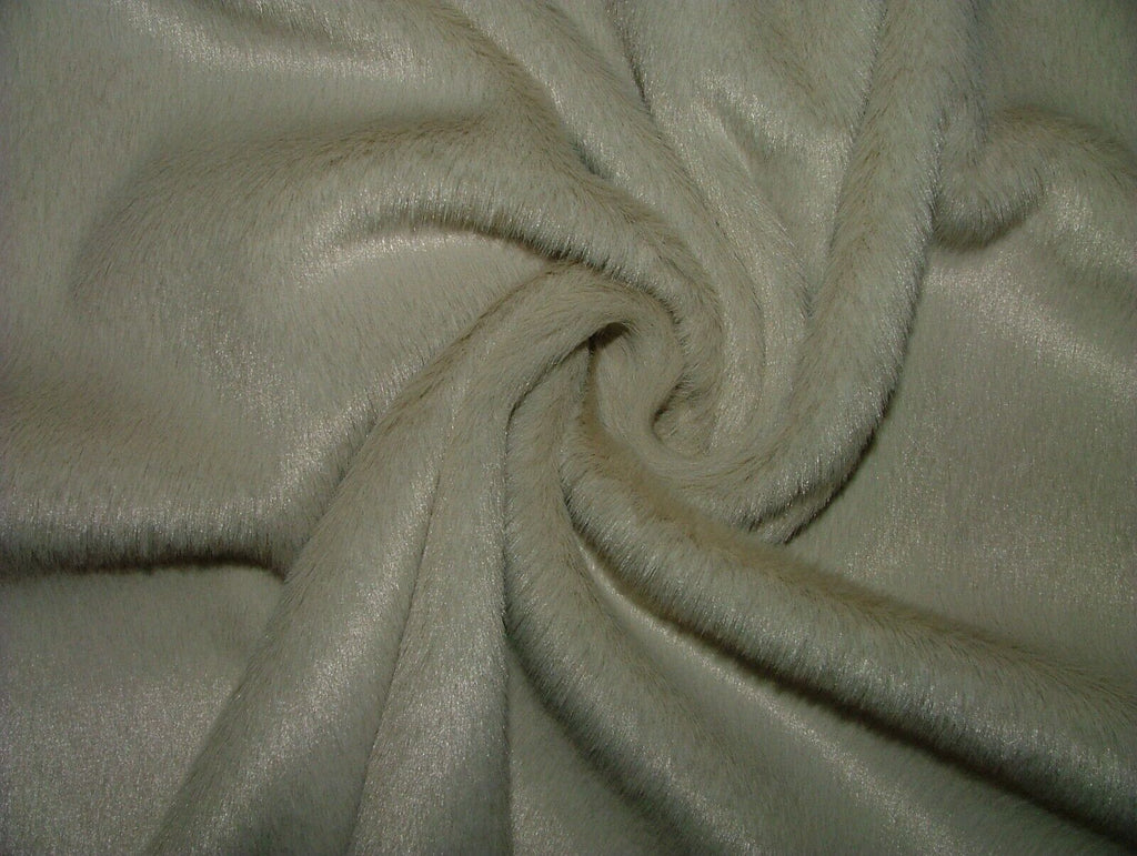 90cms Romo Zinc Benjamin Linen Faux Fur  Fabric Upholstery RRP £108.00