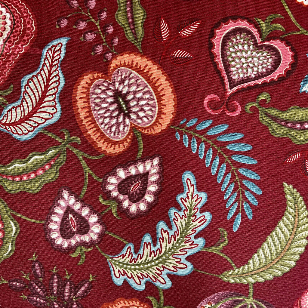 3.7 Metres iLiv Harvest Ruby 100% Cotton Fabric Curtain Roman Blinds Upholstery