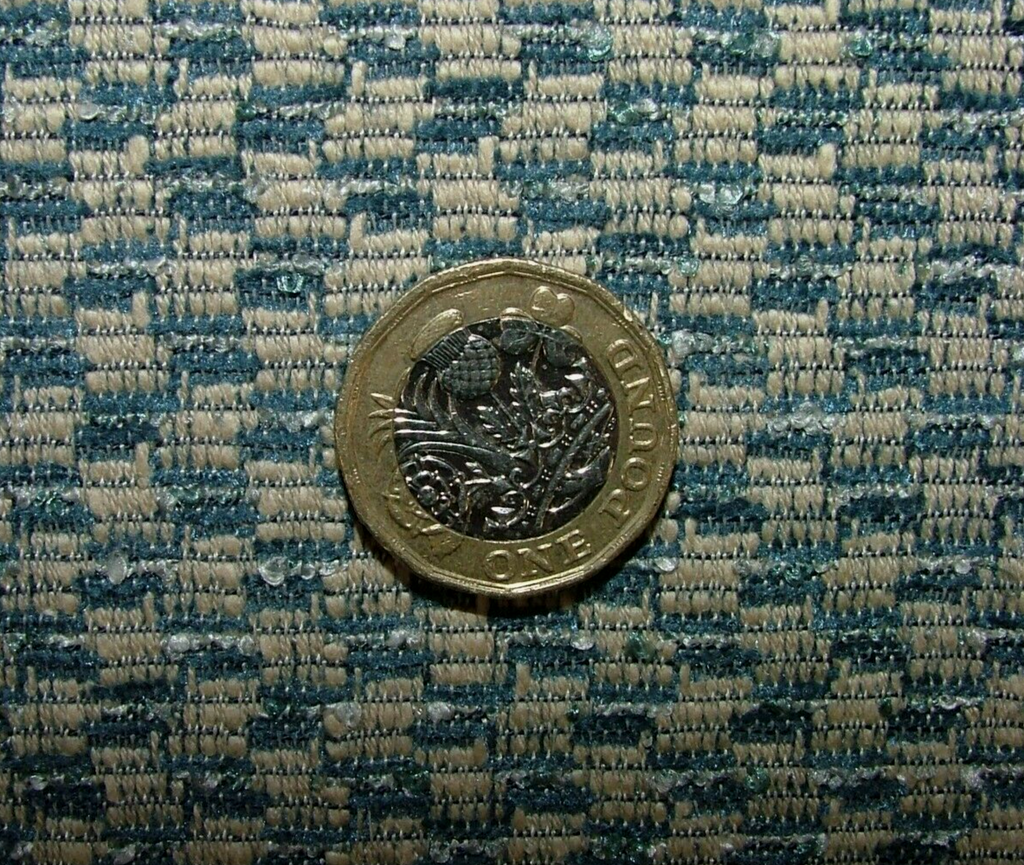 3.7 Metres iLiv Selva Indigo Thick Woven Upholstery Fabric Cushion Upholstery