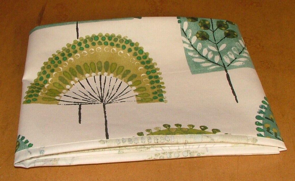 2,2 Meter iLiv Scandi Holz Kiwi 100% Baumwolle Vorhang Polsterstoff7