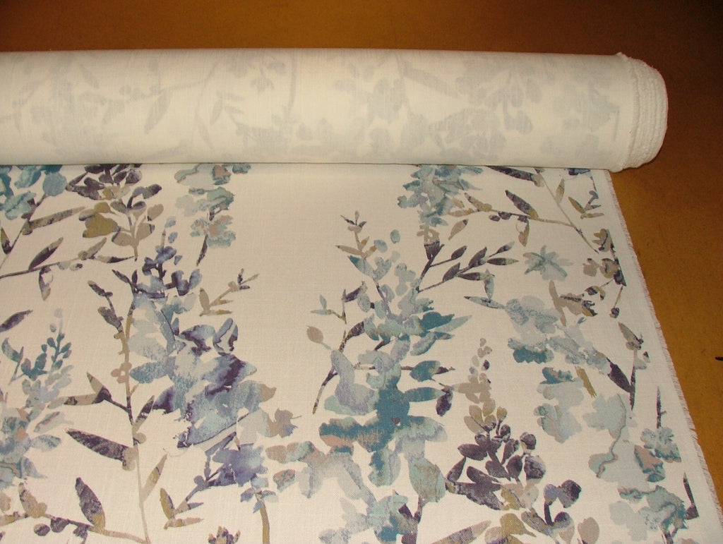11.5 Metre Romo Hana Indigo Floral Fabric Upholstery Cushion Curtain RRP £500.252