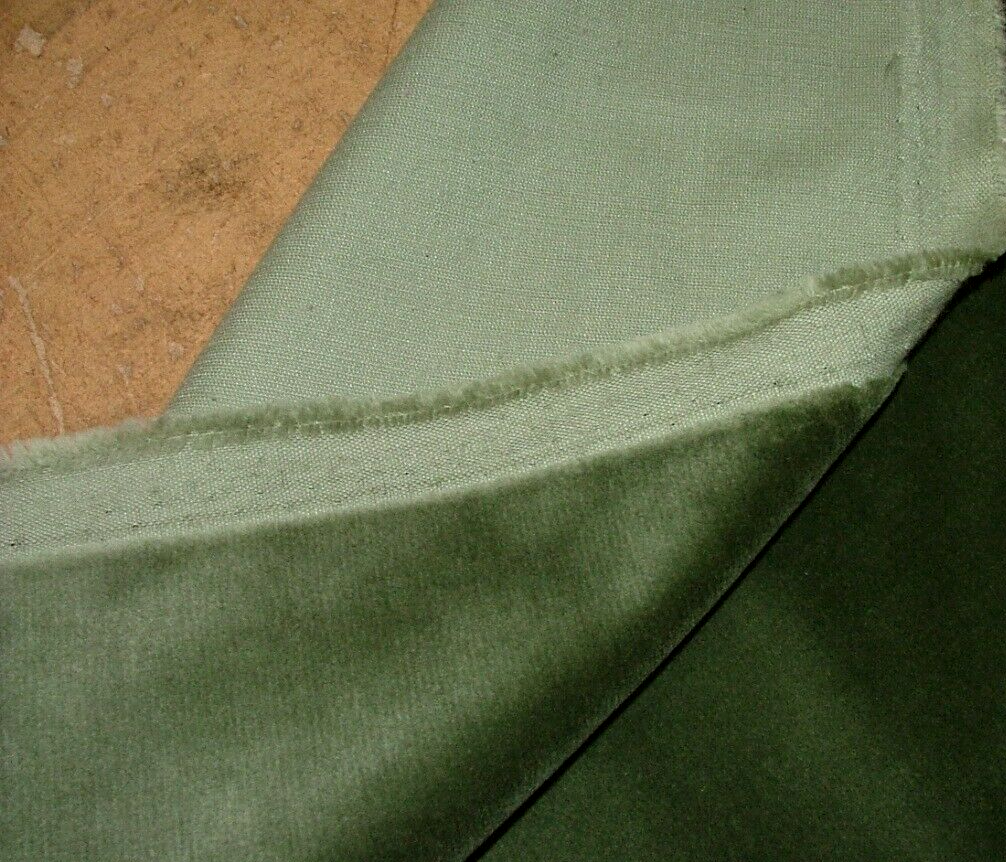10 Metre Romo Verde Green Velvet Fabric Curtain Upholstery Cushion RRP £1650.004