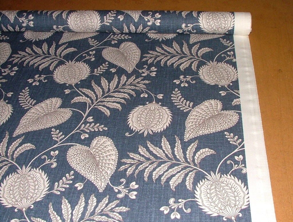 3 Metre iLiv Senja Sapphire 100% Cotton Fabric Cushion Curtain Upholstery Use