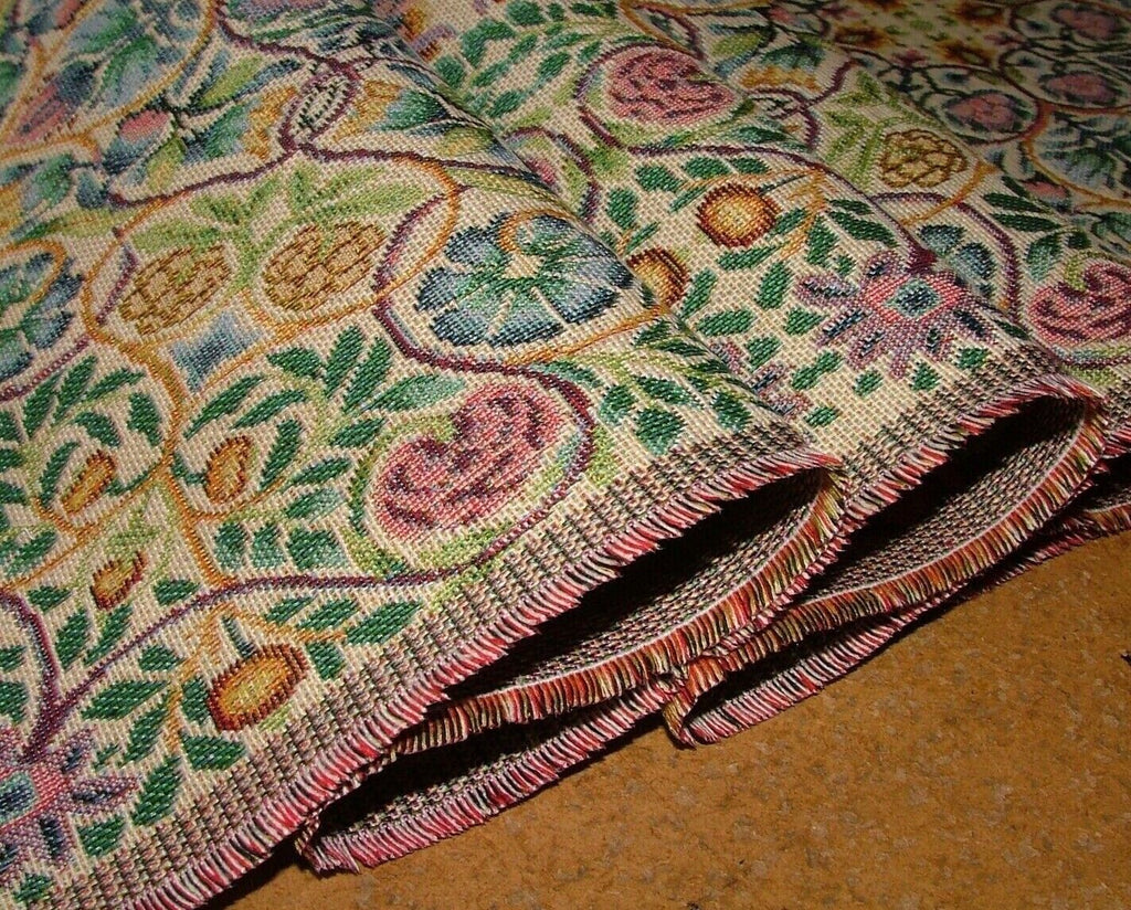 William Morris Rose And Pomegranate Tapestry Curtain Upholstery Cushion Fabric