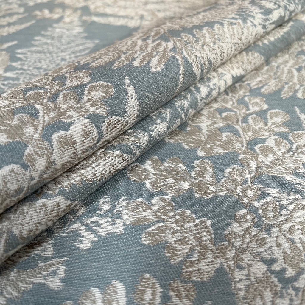 0.9 Metres Woodland Walk Denim Jacquard Fabric Upholstery Cushion Curtain8
