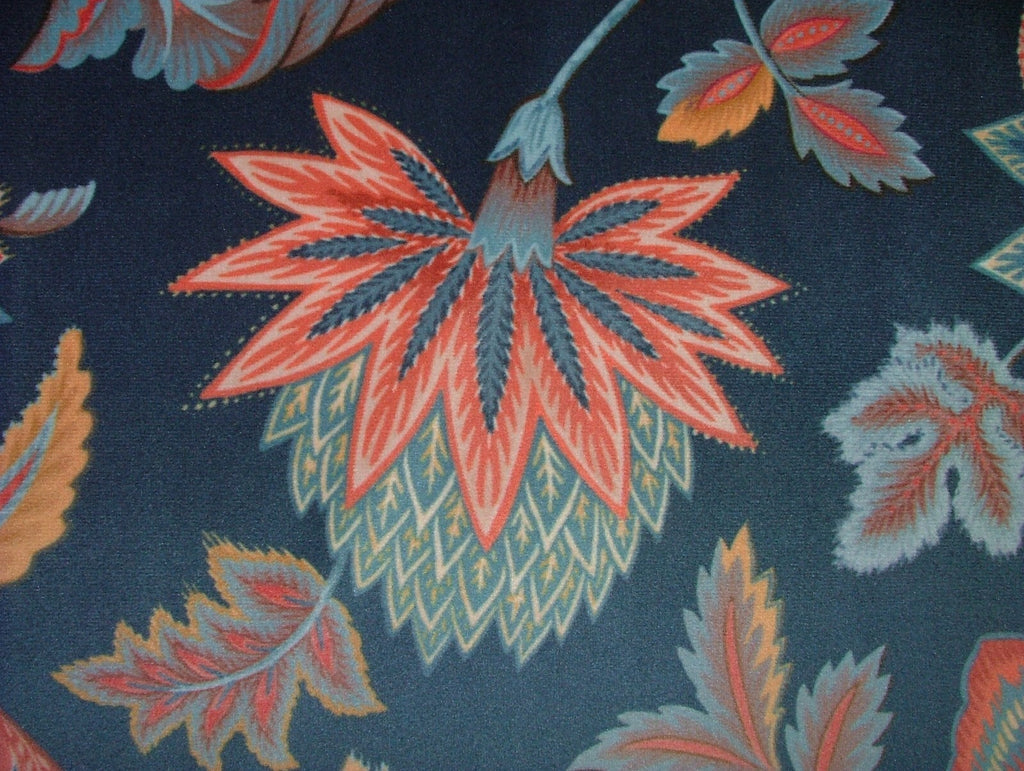 3 Metres iLiv Sarita Sapphire Velvet Fabric Cushion Curtain Upholstery10