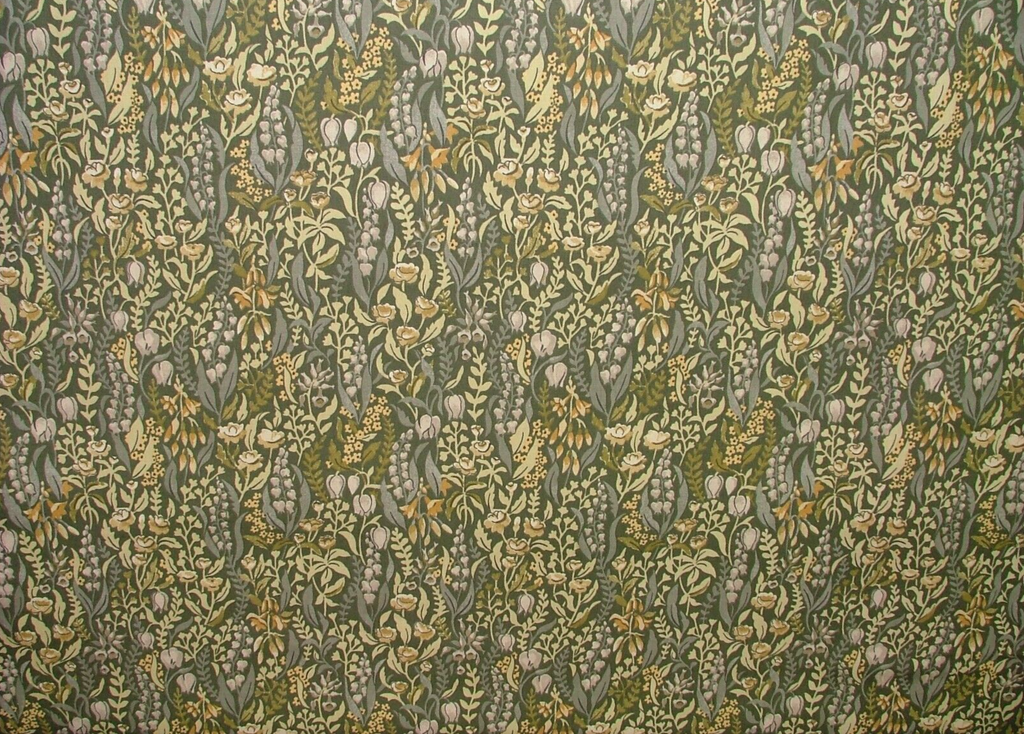 5.6 Metres Kelmscott Moss Woven Cotton Fabric Cushion Curtain Upholstery