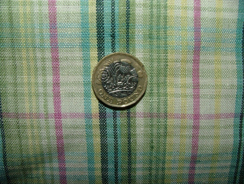 Marvic Textiles Linen Fabric CHALFORD LIME Upholstery Cushion 1.25 Metres4