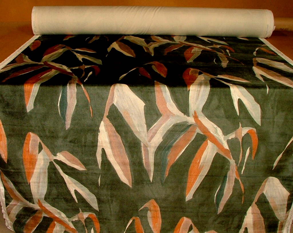 13 Metre Romo Black Edition Makona Velvet Fabric Upholstery Cushion RRP £2431.000