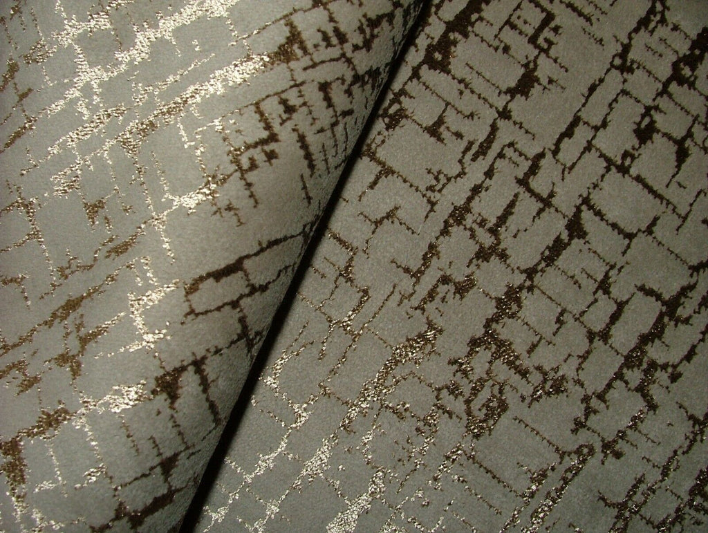 14 Metres Adorna Bronze Thick Plush Velvet Fabric Curtain Upholstery Cushion