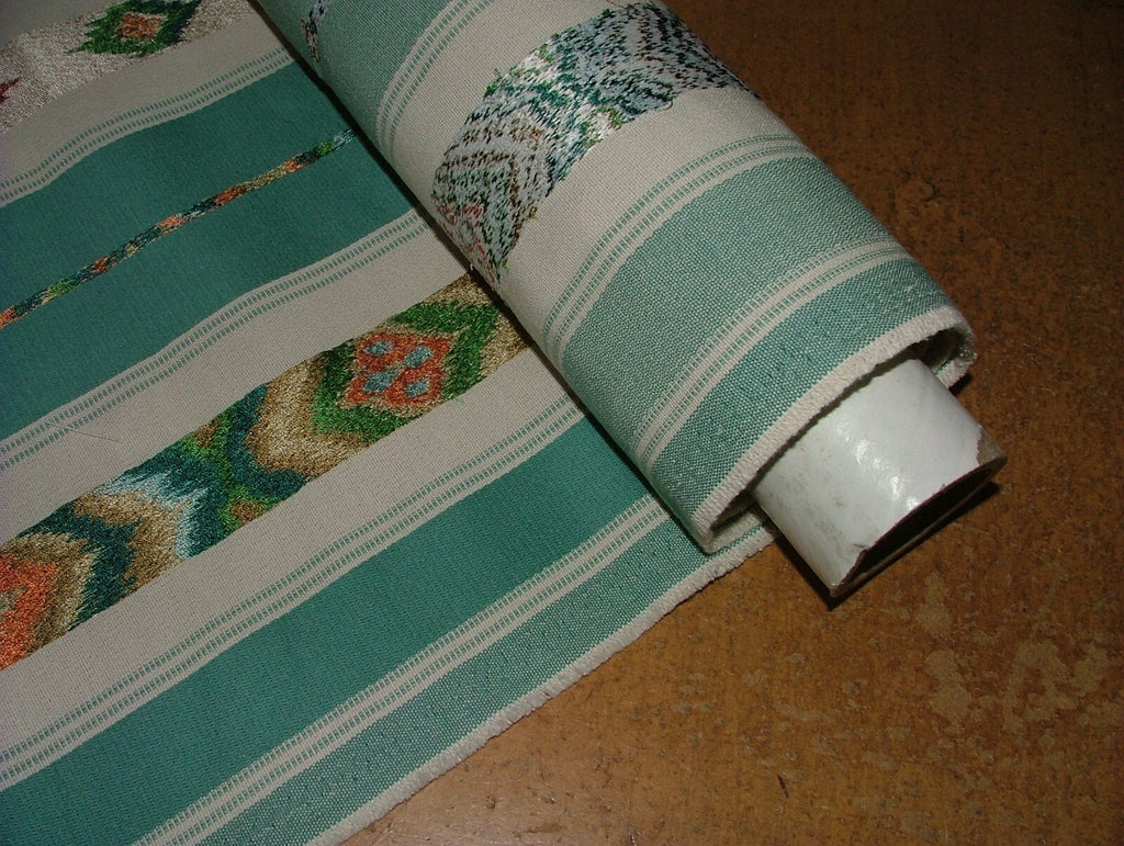 1 Metre iLiv Siris Aquarelle Woven Jacquard Curtain Upholstery Ikat Fabric3