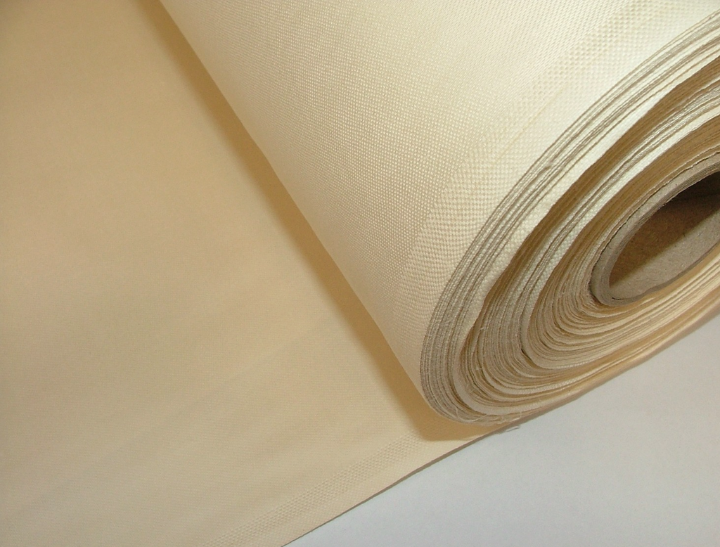 19 Metres Cream Finesse Premium Satin Polycotton Washable Curtain Lining Fabric0