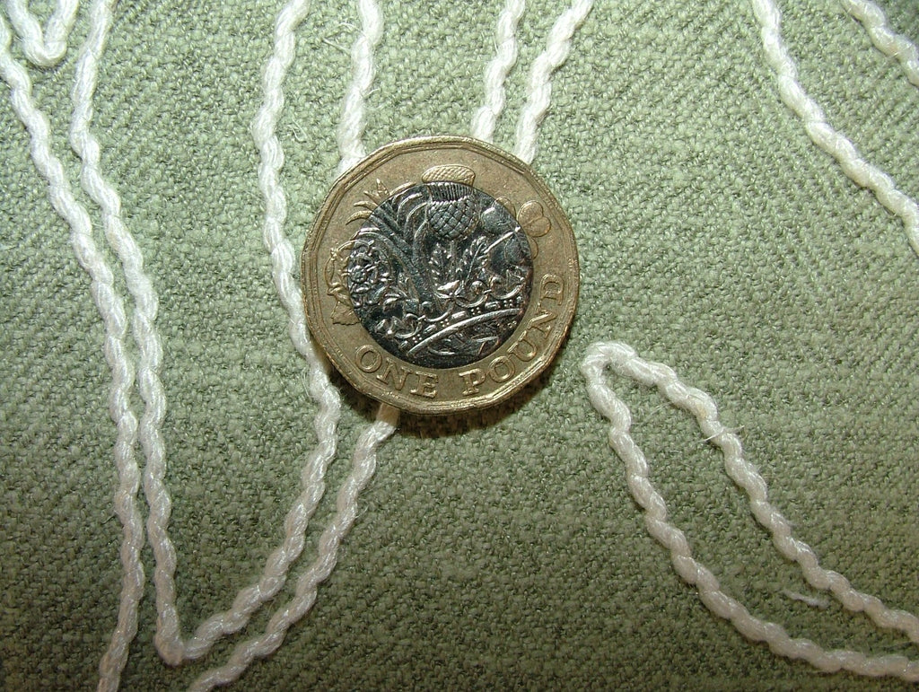 1 Metre iLiv Twig Sage Embroidered Fabric Curtain Blind Upholstery Cushion8