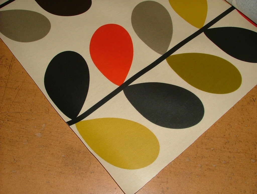 Per Metre Of Orla Kiely Multi Stem Tomato PVC Vinyl Tablecloth Oilcloth Fabric