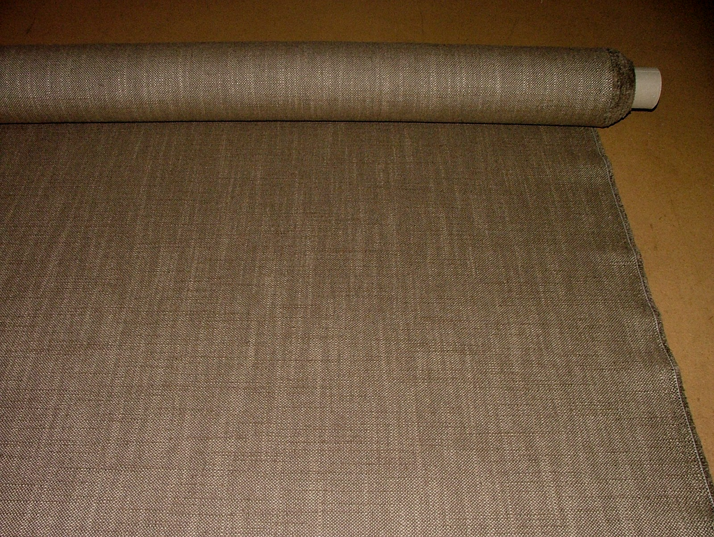 Romo Linen Blend Fabric Leoni Cocoa Upholstery Cushion RRP £477.90  - 5.9 Metres5