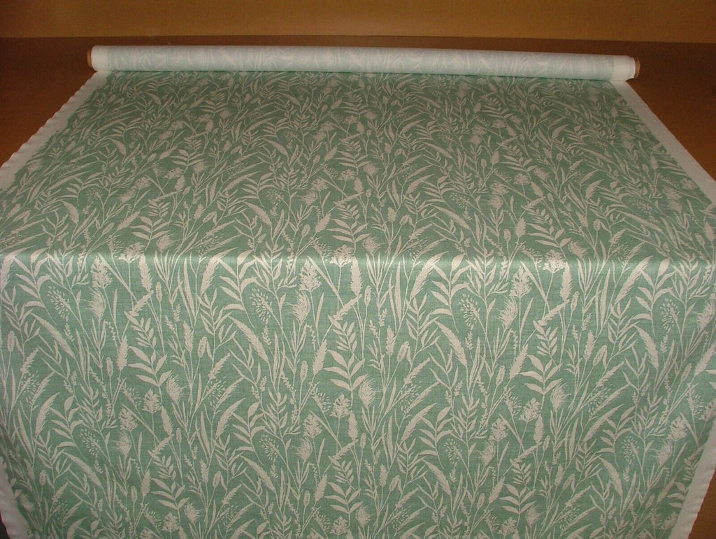 3.2 Metres iLiv Wild Grasses Jade Cotton Fabric Cushion Curtain Upholstery