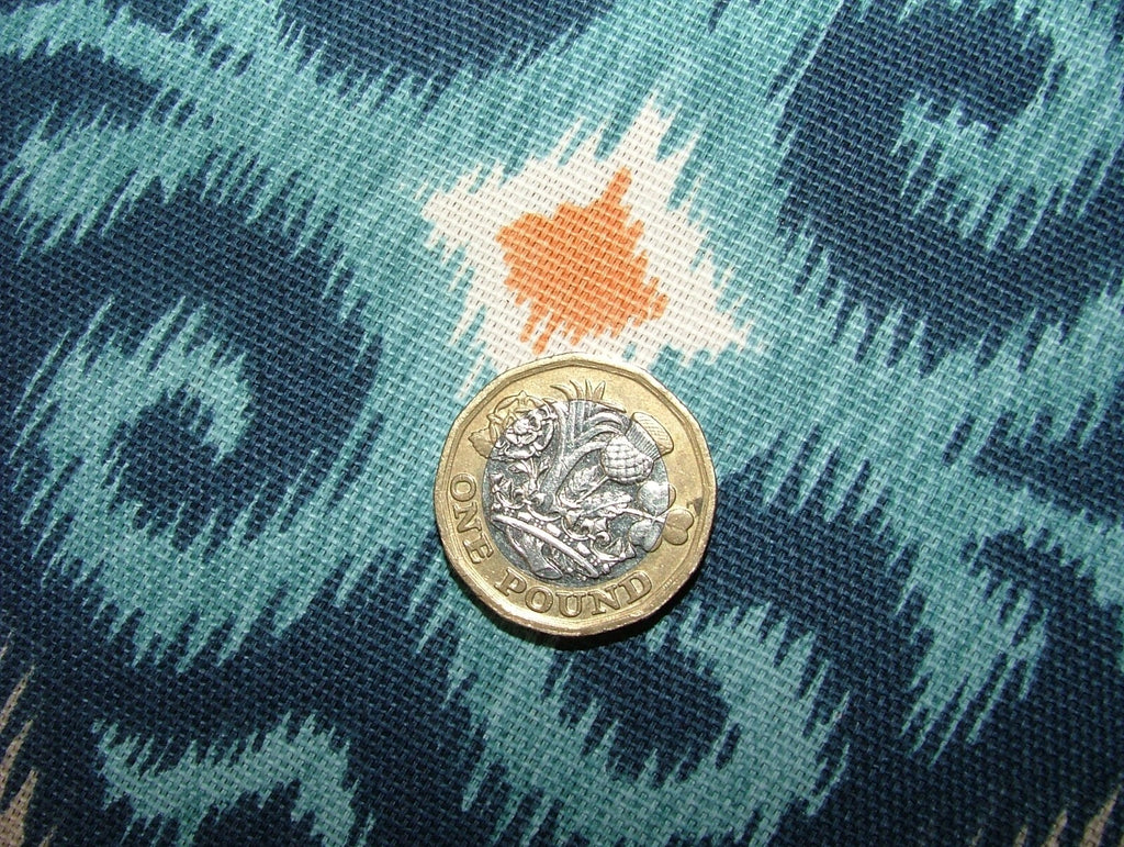 3.2 Metres iLiv Navajo Teal Woven Cotton Fabric Cushion Curtain Upholstery8