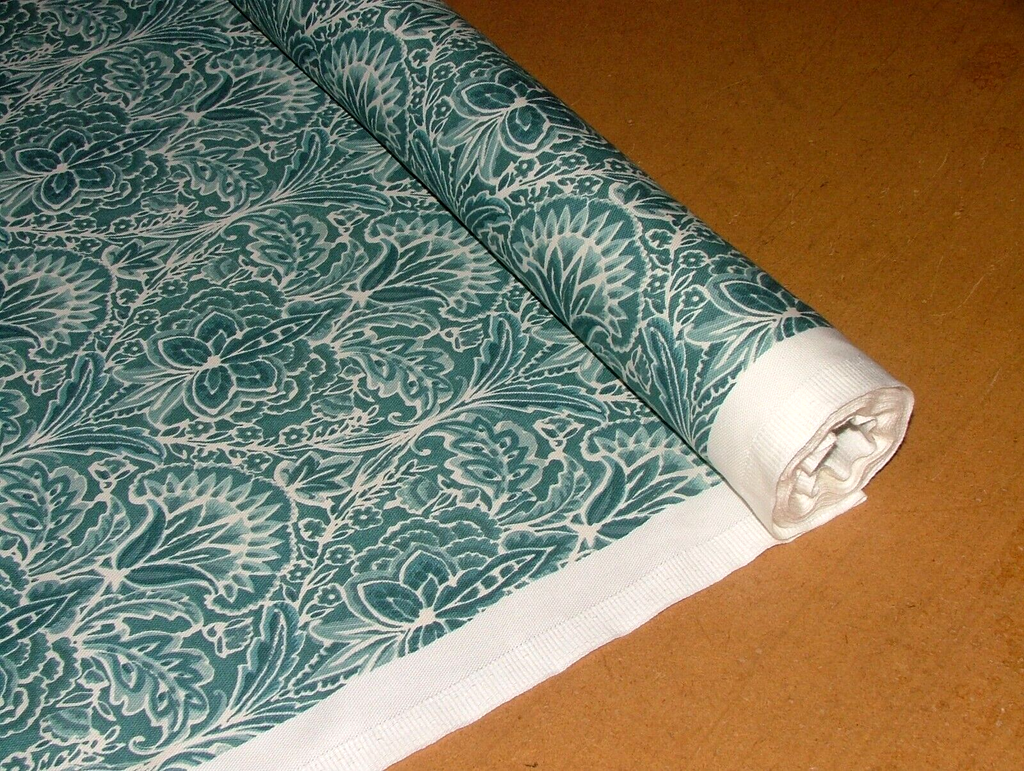 5.6 Metre iLiv Rhapsody Seafoam 100% Cotton Fabric Cushion Curtain Upholstery