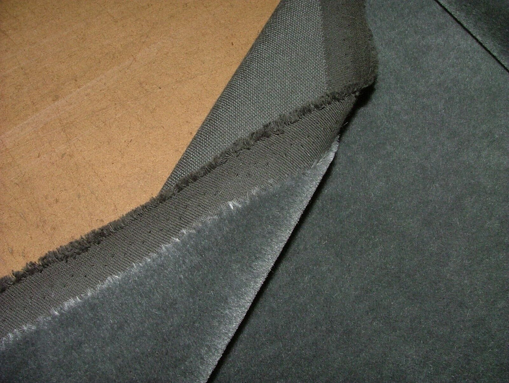 1.5 m Romo Carbon Grey Thick Mohair Velvet Fabric Upholstery Cushion RRP £518.26