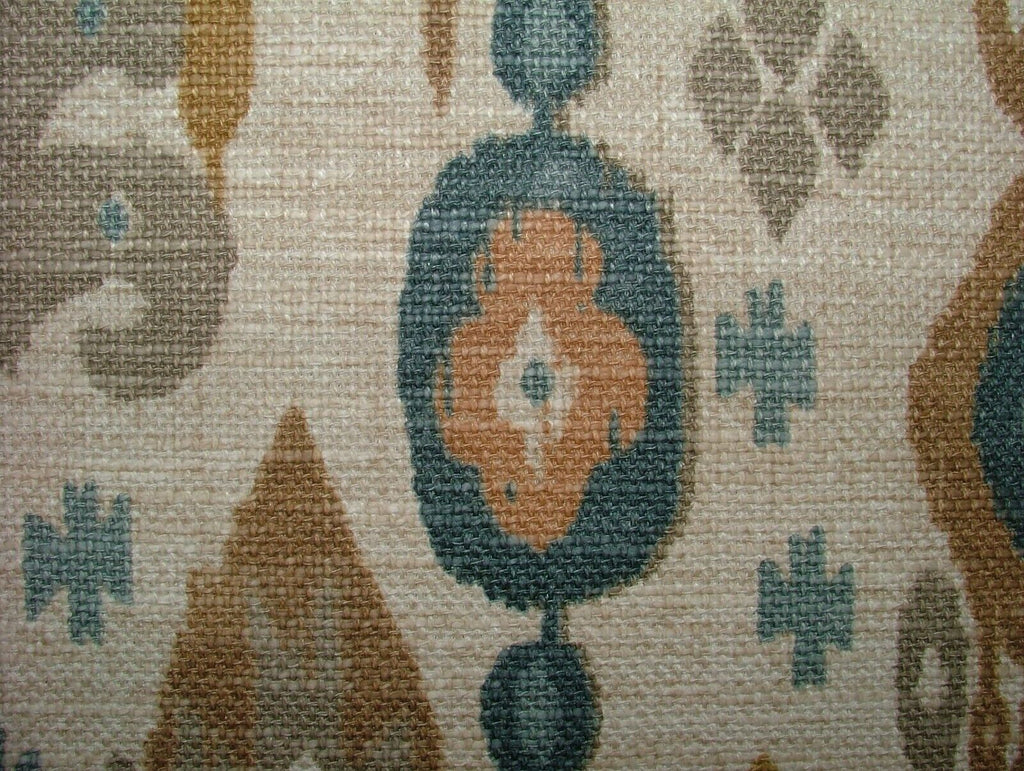 1.5 Metres iLiv Boho Tan Linen Blend Cotton Curtain Upholstery Fabric