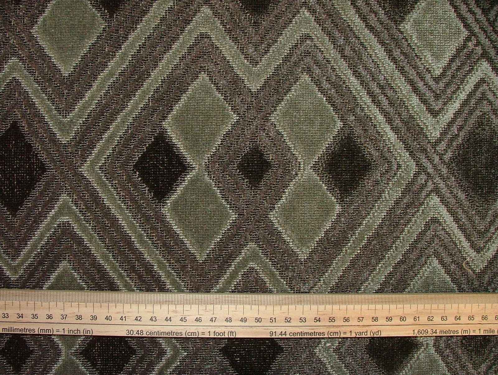 Mark Alexander Romo Fabric Sukhuru Molasses Plush Velvet Upholstery 12 ...
