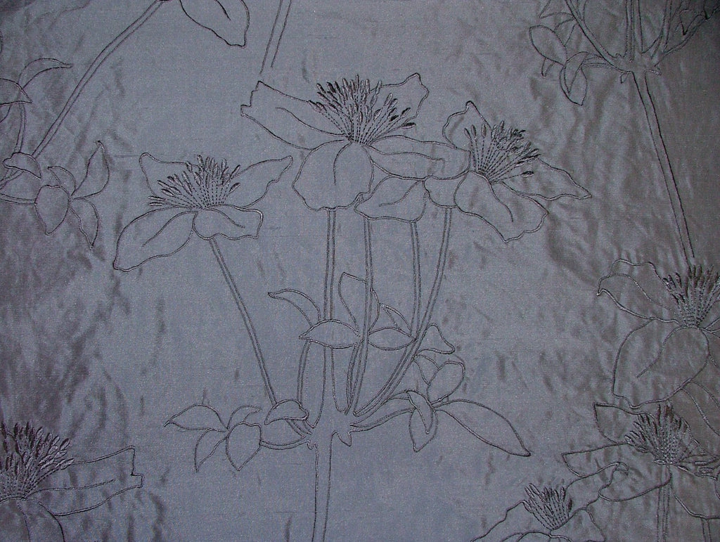 Romo Silk Curtain Fabric AGAPANTHUS Soft Furnishing RRP £480.00 - 4.8 Metres9